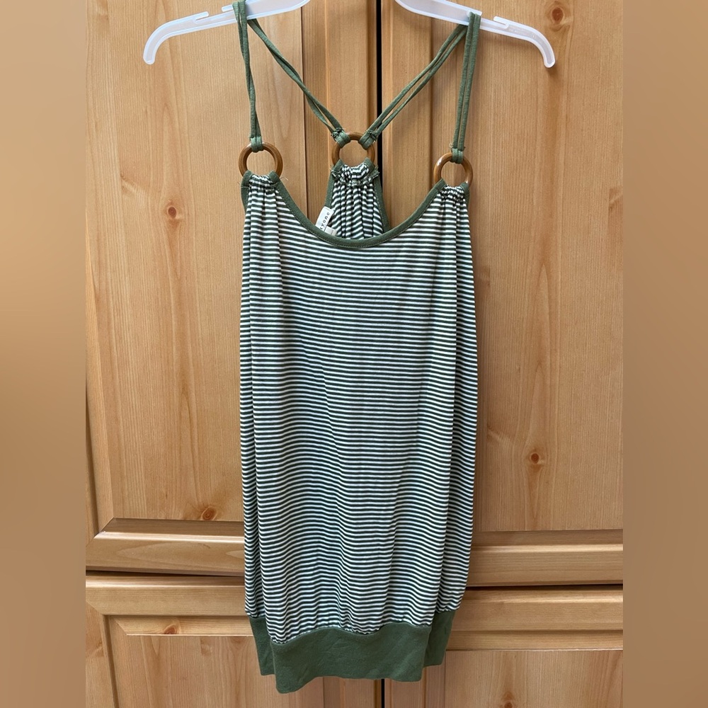 Beyond adorable stripes top with beautiful straps
